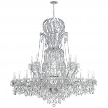 Crystorama 4460-CH-CL-S - Maria Theresa 37 Light Swarovski Strass Crystal Polished Chrome Chandelier