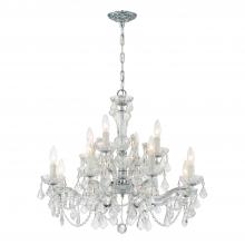 Crystorama 4479-CH-CL-S - Maria Theresa 12 Light Swarovski Strass Crystal Polished Chrome Chandelier