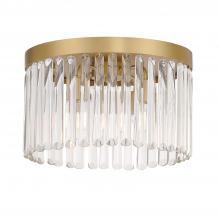 Crystorama EMO-5400-MG - Emory 4 Light Modern Gold Flush Mount