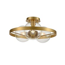 DVI DVP27011VBR-CL - Courcelette 3 Light Semi-Flush Mount