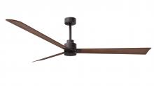 Matthews Fan Company AK-TB-WN-72 - Alessandra 3-blade transitional ceiling fan in textured bronze finish with walnut blades. Optimize