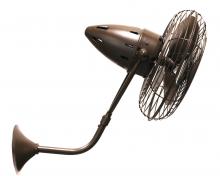 Matthews Fan Company BP-BZZT-MTL - Bruna Parede wall fan in Bronzette finish.