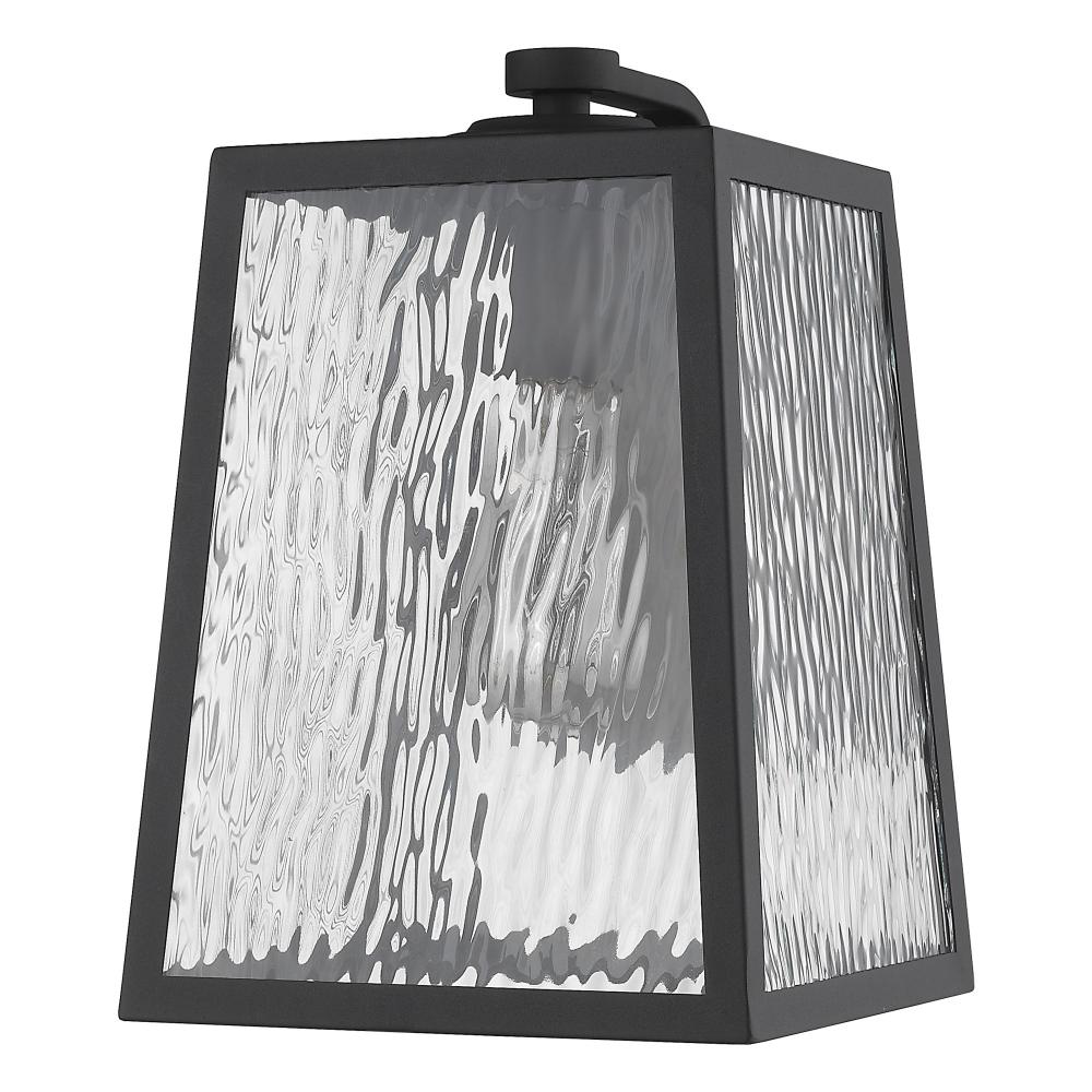 Hirche 1-Light Matte Black Wall Light