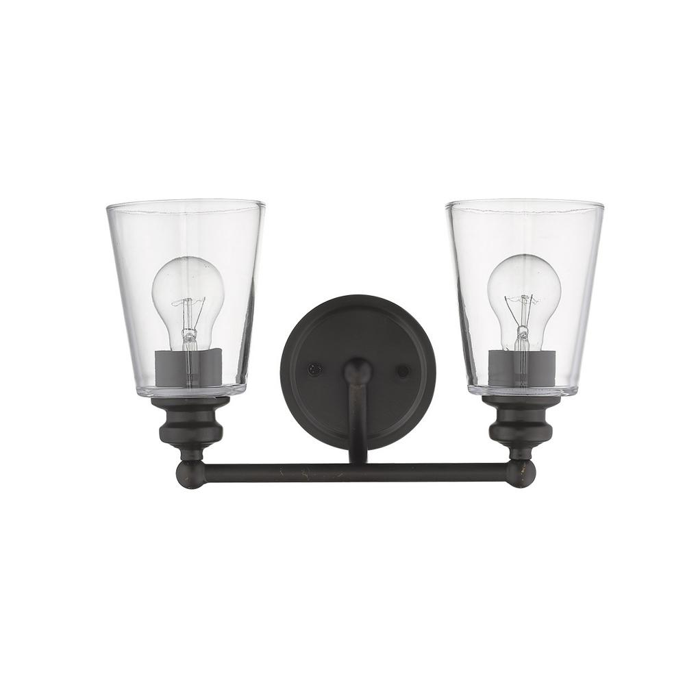 Ceil 2-Light Oil-Rubbed Bronze Vanity