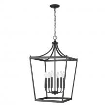 Acclaim Lighting IN11134BK - Kennedy 6-Light Matte Black Chandelier