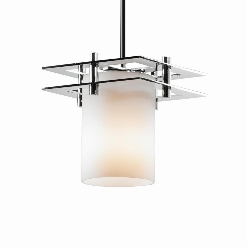 Metropolis 1-Light Small Pendant (2 Flat Bars)