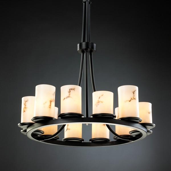 Dakota 12-Light Ring Chandelier (Tall)