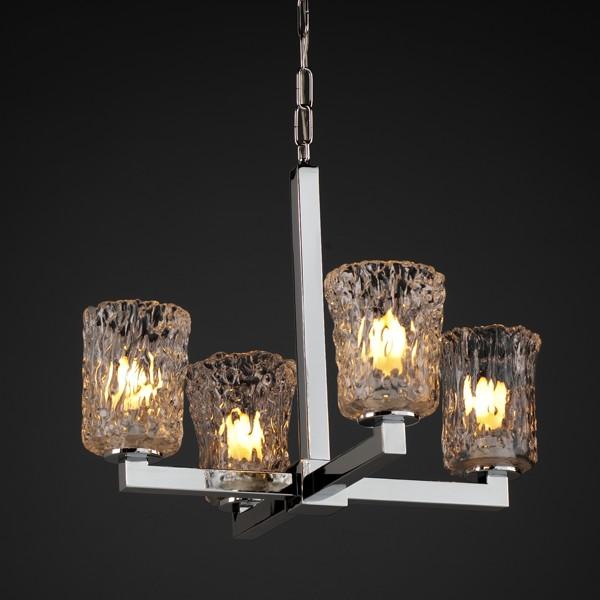 Modular 4-Light Chandelier