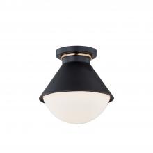 Justice Design Group FSN-7689W-OPAL-MBBR - Ravelle Medium Outdoor Semi-Flush