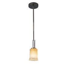 Justice Design Group GLA-8445-16-GLDC-CROM - Era 1-Light Mini-Pendant