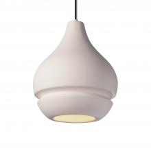 Justice Design Group CER-6400-BIS-ABRS-BKCD - Arabesque 1-Light Pendant