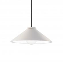 Justice Design Group CER-6420-BIS-MBLK-RIGID - Trapezoid 1-Light Pendant