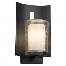 Justice Design Group CLD-7591W-10-MBLK - Embark 1-Light Outdoor Wall Sconce