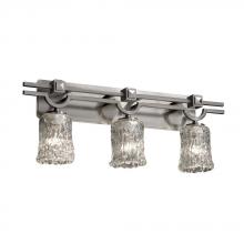 Justice Design Group GLA-8503-20-LACE-NCKL - Argyle 3-Light Bath Bar