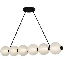 Quoizel PCCAD144MBK - Clarendon Matte Black Linear Chandelier