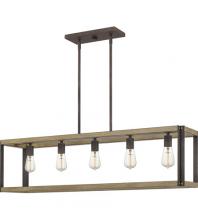 Quoizel FNN542RK - Finn Island Chandelier