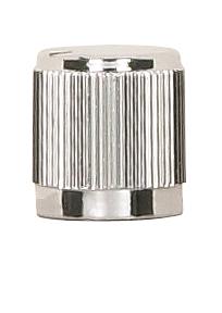 Plastic Dimmer Knob; Chrome Finish