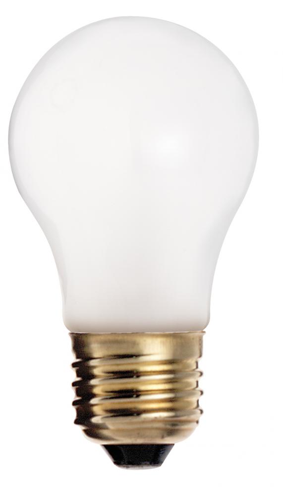 40 Watt A15 Incandescent; Frost; 2500 Average rated hours; 280 Lumens; Medium base; 130 Volt; Teflon