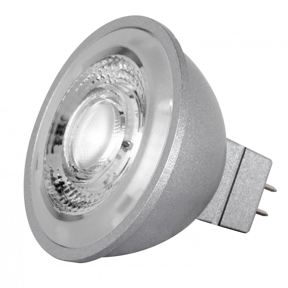 8W; LED MR16; 4000K; 40 deg. beam spread; GU5.3 base; 12 Volt AC/DC