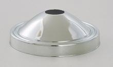 Satco Products Inc. 90/050 - Plain Deep Fixture; Canopy Only; Chrome Finish; 5" Diameter; 11/16" Center Hole; 1-3/4"