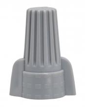 Satco Products Inc. 90/2240 - Wire Connector With Spring Inserts; For 105C Supply Wire; 600V; Gray Finish; 4 #12 Max