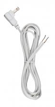 Satco Products Inc. 90/2323 - 8 Foot 18/2 SPT-2 105C Flat Plug Cord Set; White Finish; 36" Hank; 200 Carton; Molded Plug;