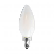 Satco Products Inc. S11384 - 8 Watt C11 LED; Frosted; Candelabra base; 2700K; 90 CRI; 760 Lumens; 120 Volt