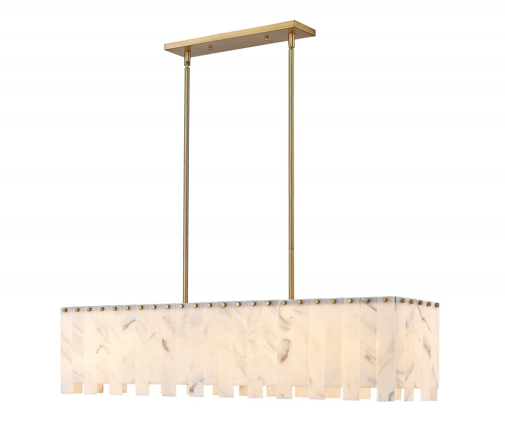 7 Light Linear Chandelier