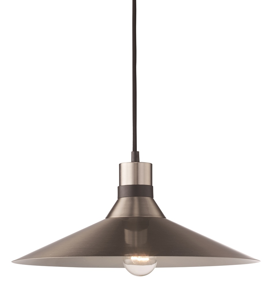 1LT PENDANT MODERN DRUM-BN/BK