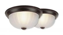 Trans Globe 14010-1 ROB - 2PK 1LT FLUSH-FROST MELON GLAS