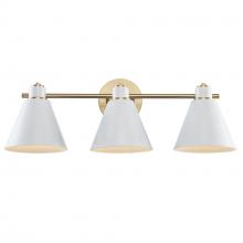 Trans Globe 22593 AG-WH - Vanity Lighting Antique Gold/White