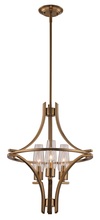 Trans Globe 71373 AG - 3LT PENDANT TIER CAGE-AG