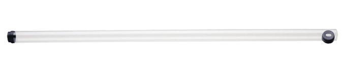 96 Inch T8 Linear Fluorescent Tube Guard, Clear