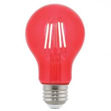 Westinghouse 5330000 - 4.5W A19 Filament LED Red E26 (Medium) Base, 120 Volt, Box