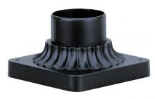 Westinghouse 6790100 - Pedestal Mount for Post-Top Fixture Textured Black Finish