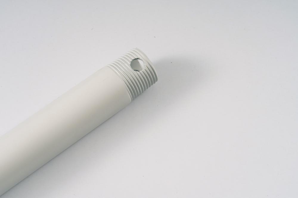 Matte White 12 Inch down rod