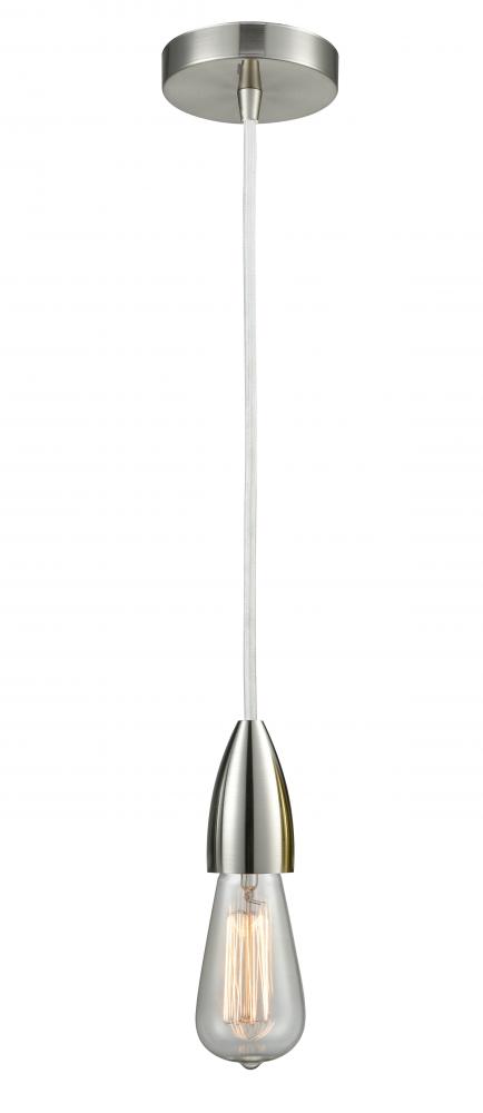 Fairchild - 1 Light - 2 inch - Satin Nickel - Cord hung - Mini Pendant