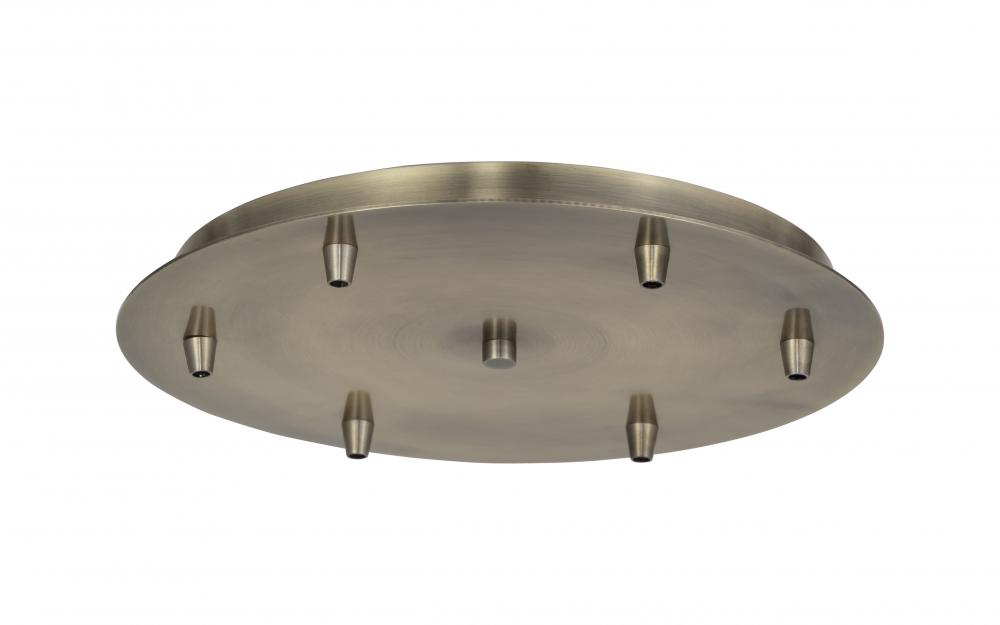 6 Light Round Multi Port Canopy