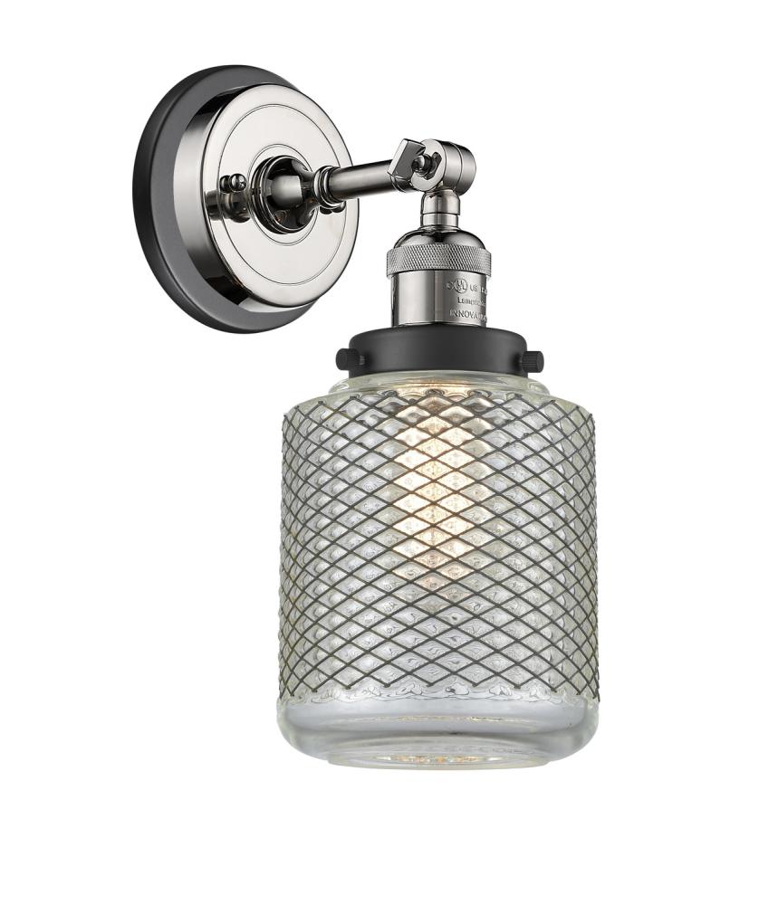 Stanton - 1 Light - 6 inch - Polished Nickel - Sconce