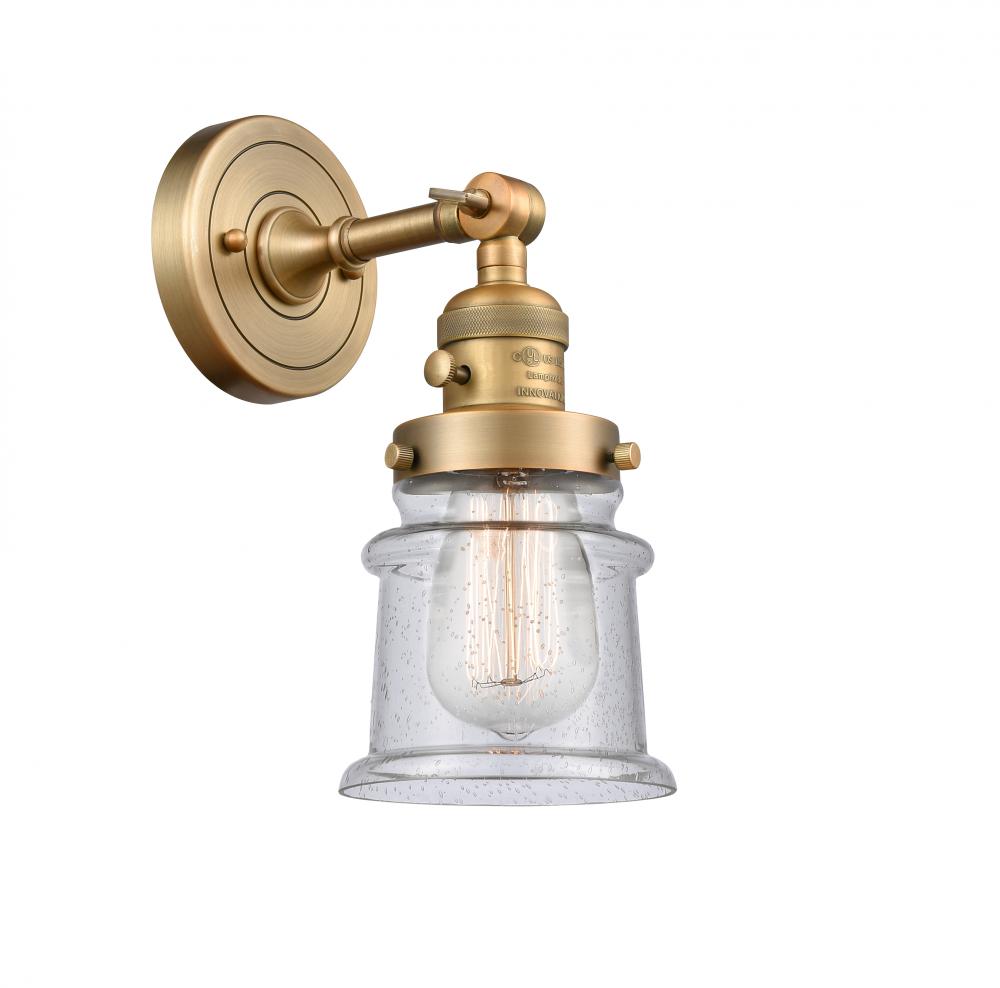 Canton - 1 Light - 5 inch - Brushed Brass - Sconce