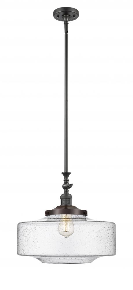 Bridgeton - 1 Light - 16 inch - Oil Rubbed Bronze - Stem Hung - Mini Pendant