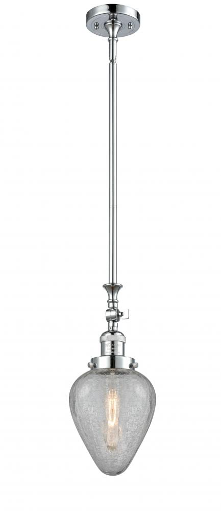 Geneseo - 1 Light - 7 inch - Polished Chrome - Stem Hung - Mini Pendant