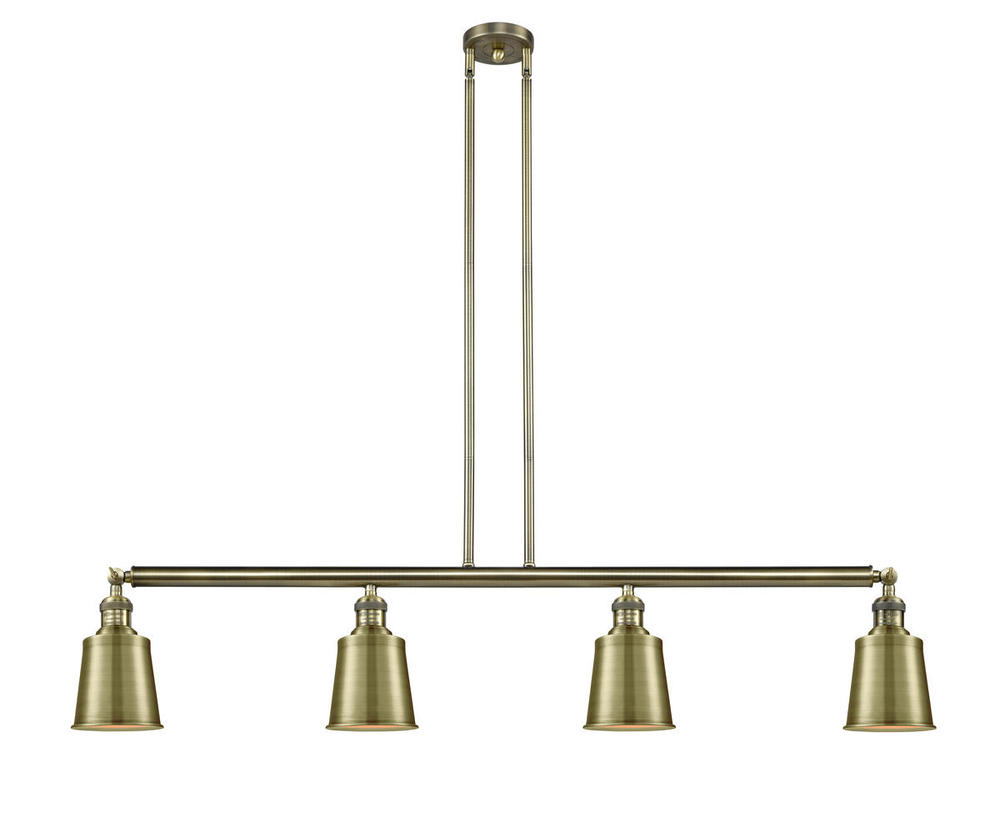 Addison - 4 Light - 50 inch - Antique Brass - Stem Hung - Island Light