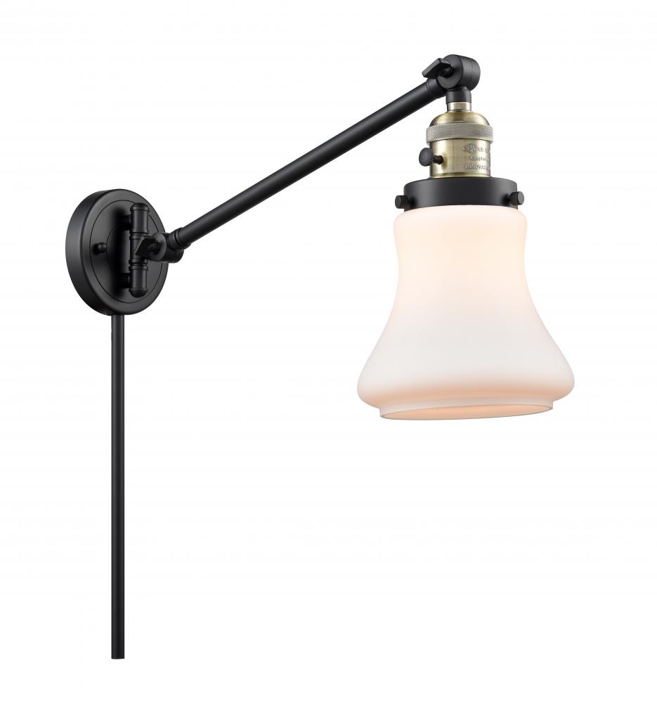 Bellmont - 1 Light - 8 inch - Black Antique Brass - Swing Arm