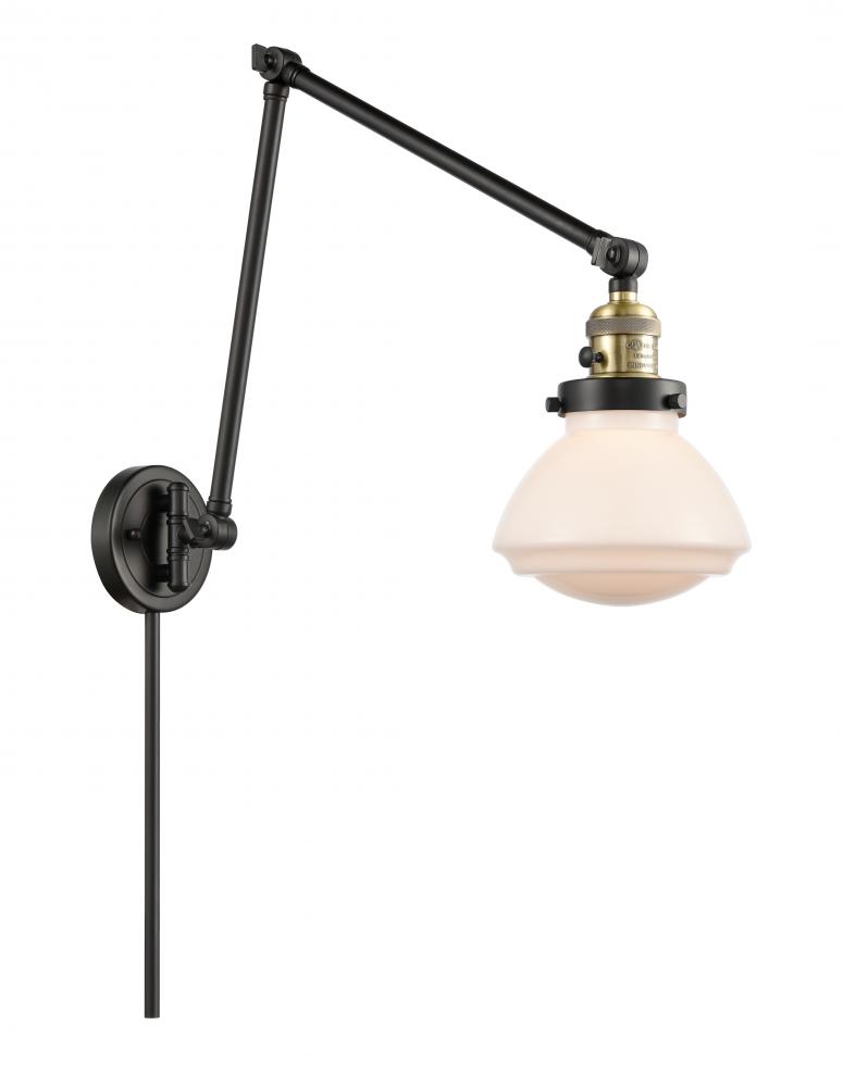 Olean - 1 Light - 9 inch - Black Antique Brass - Swing Arm