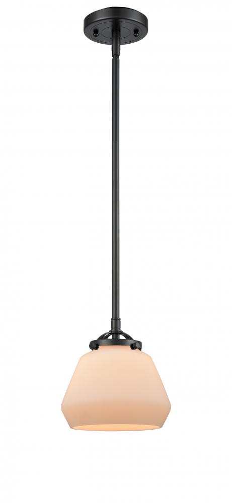 Fulton - 1 Light - 7 inch - Oil Rubbed Bronze - Cord hung - Mini Pendant