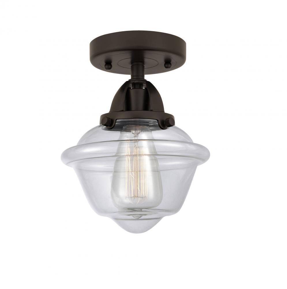 Oxford - 1 Light - 8 inch - Oil Rubbed Bronze - Semi-Flush Mount