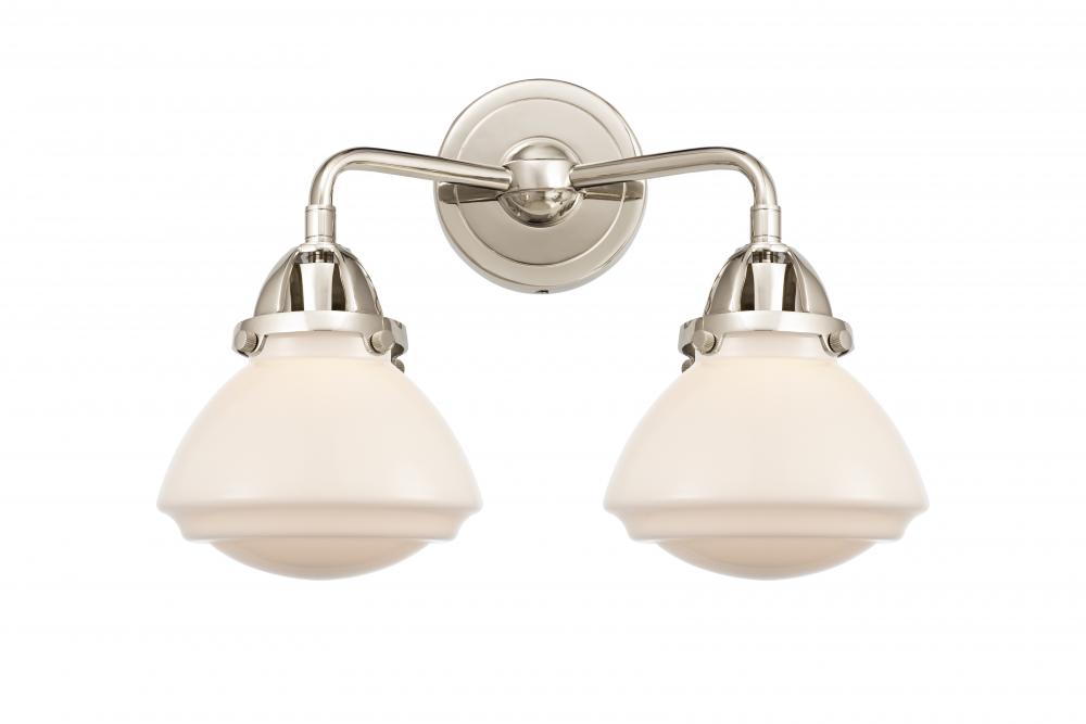 Olean - 2 Light - 15 inch - Polished Nickel - Bath Vanity Light