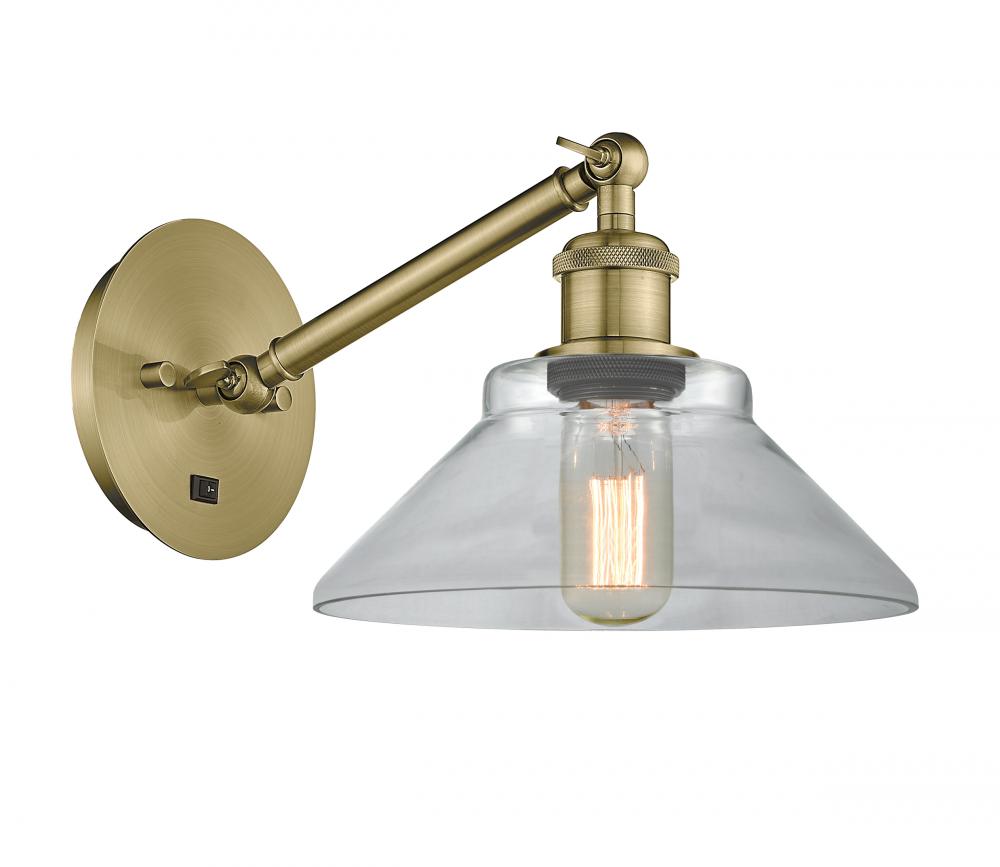 Orwell - 1 Light - 8 inch - Antique Brass - Sconce