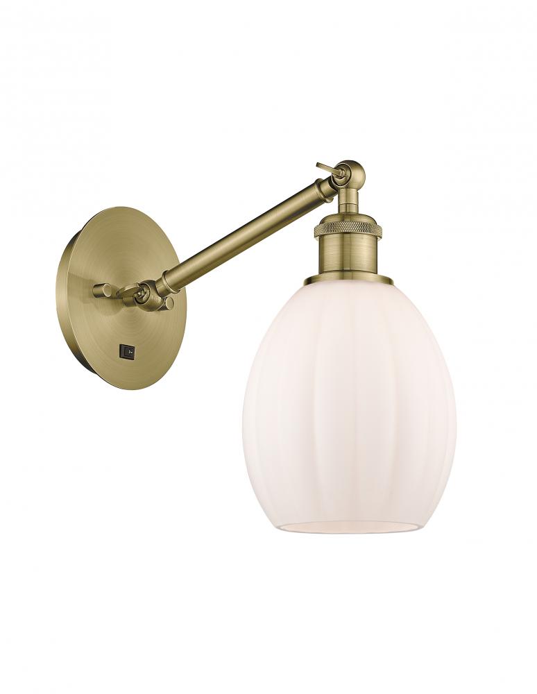 Eaton - 1 Light - 6 inch - White Polished Chrome - Sconce